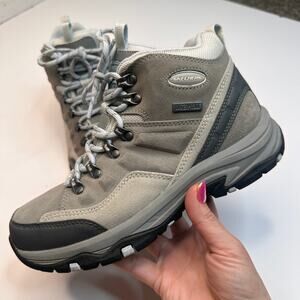 KEEN Trego Rocky Mountain Gray Blue Hiking Boots